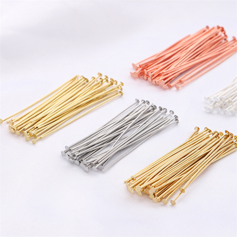 Jewelry Making Jig - 50pcs/pack 925 Sterling Silver Flat Head