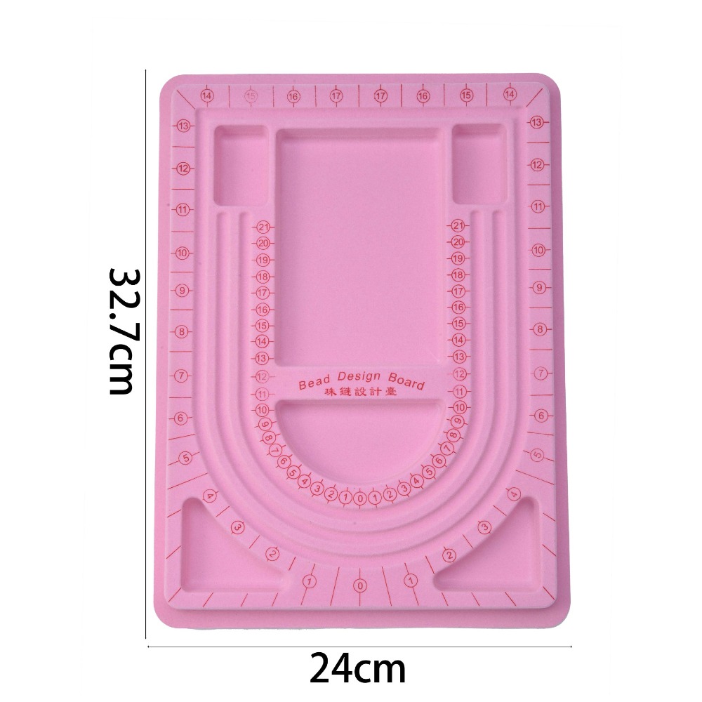 Jewelry Making Techniques - Colorful Flockeda Bead Board For Bracelet