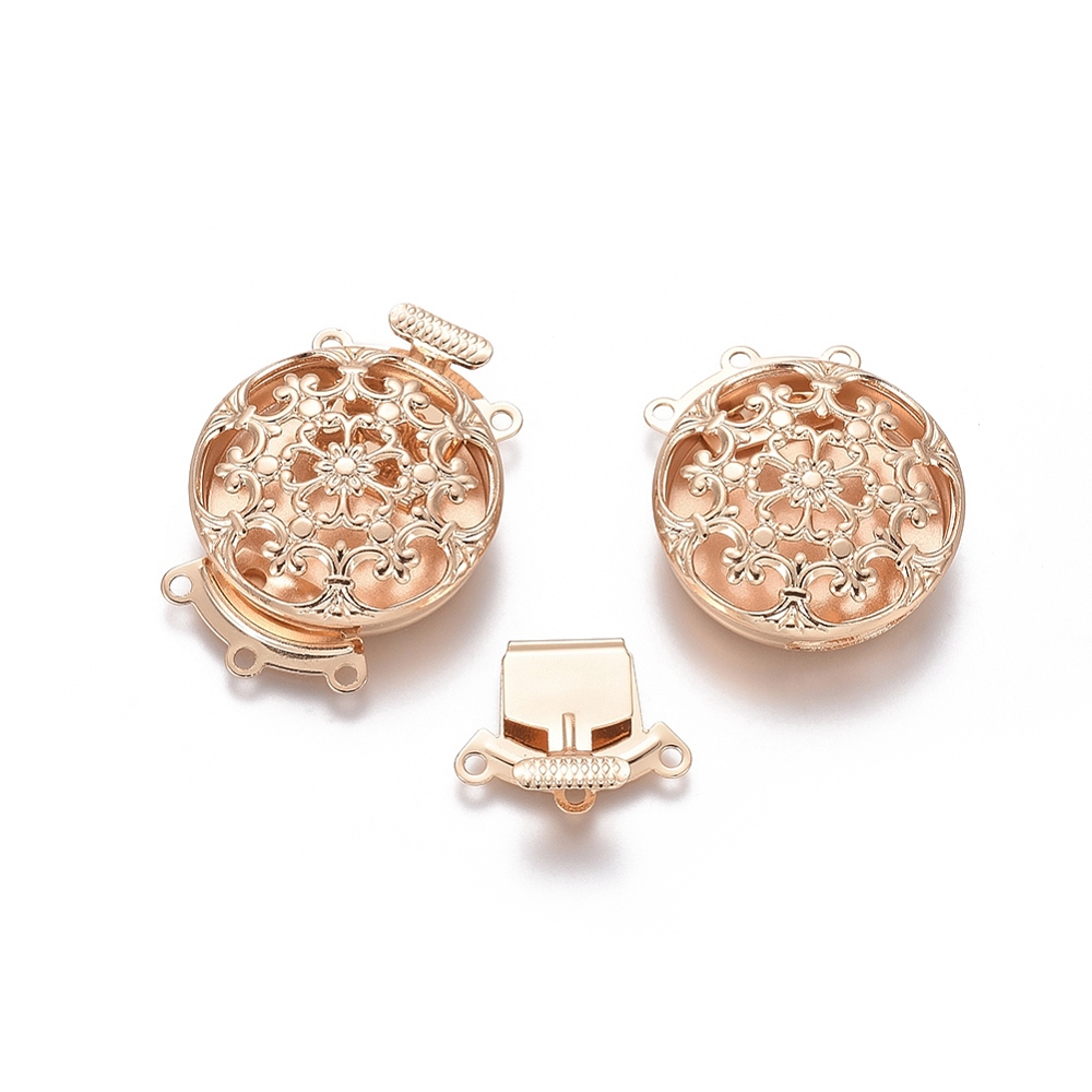 Jewelry Making Set - 10 Sets Brass Flower Multi-Strand Box