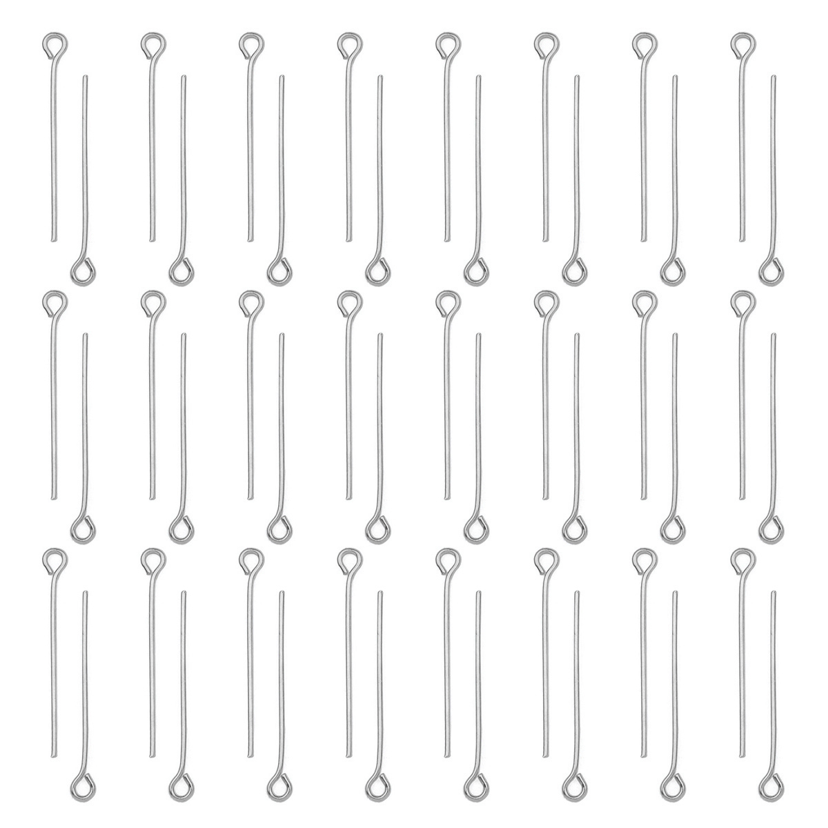 Jewelry Making Jig - 100Pcs/Lot Stainless Steel Eye Pins Diy