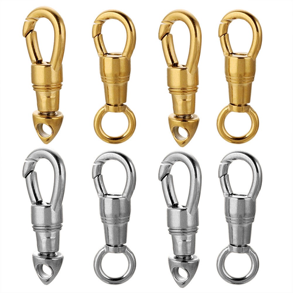 2pcs/lot Stainless Steel Bag K - Toggle Clasp Gold recension och pris