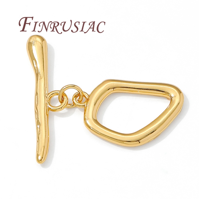 2/4/6Pcs Rhodium Plated Toggle - Toggle Clasp Gold recension och pris