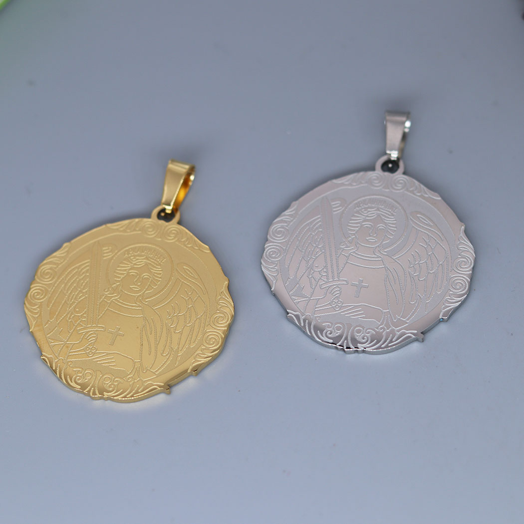 2PCS Stainless Steel Saint Mic - Jewelry Making Michaels recension och pris