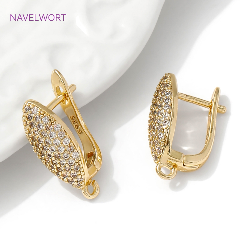 18K Gold Plated Brass Earwires - Jewelry Making Set recension och pris