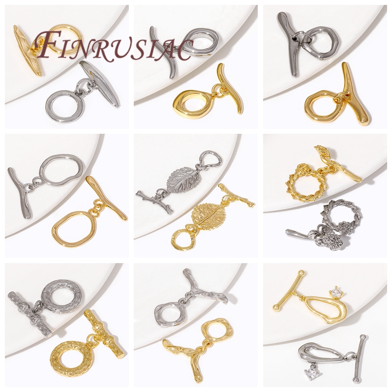 2/4Pcs 18K Gold Plated Toggle  - Toggle Clasp Gold recension och pris