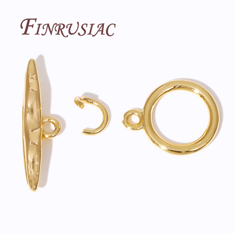 2/4Pcs 18K Gold Plated Toggle  - Toggle Clasp Gold recension och pris