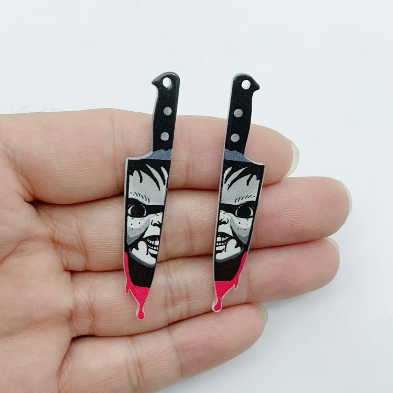 10 pieces of acrylic jewelry H - Jewelry Making Earrings recension och pris