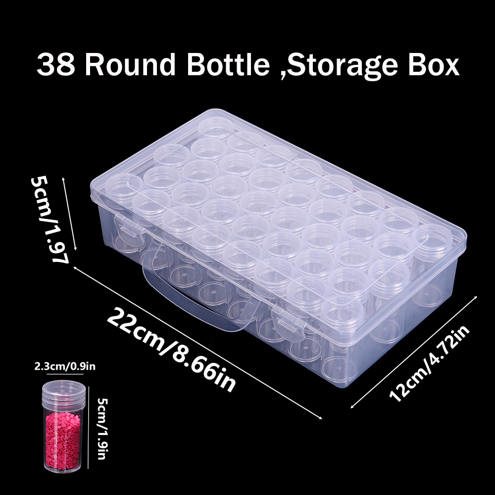 38/76/114/152 Bottle Diamond P - Bead Organizer Tray recension och pris