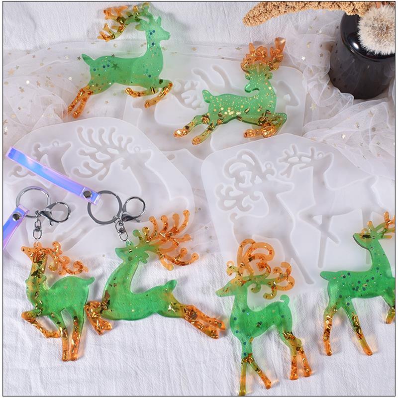 Christmas Elk Epoxy Resin Mold - Jewelry Making Techniques recension och pris