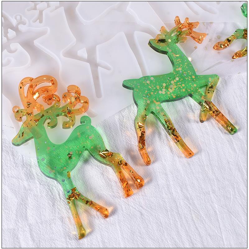 Christmas Elk Epoxy Resin Mold - Jewelry Making Techniques recension och pris
