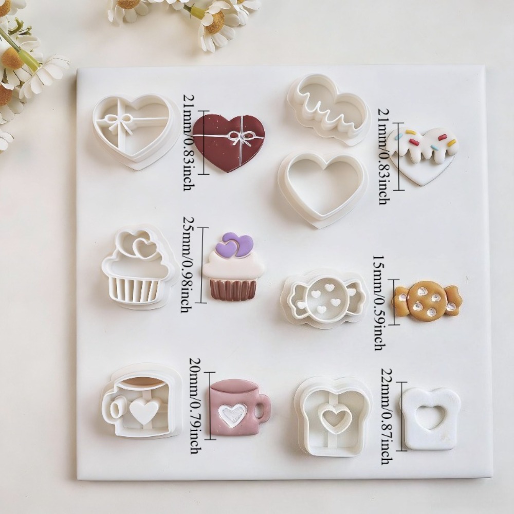 7Pcs Sweet Treats Polymer Clay - Jewelry Making Techniques recension och pris