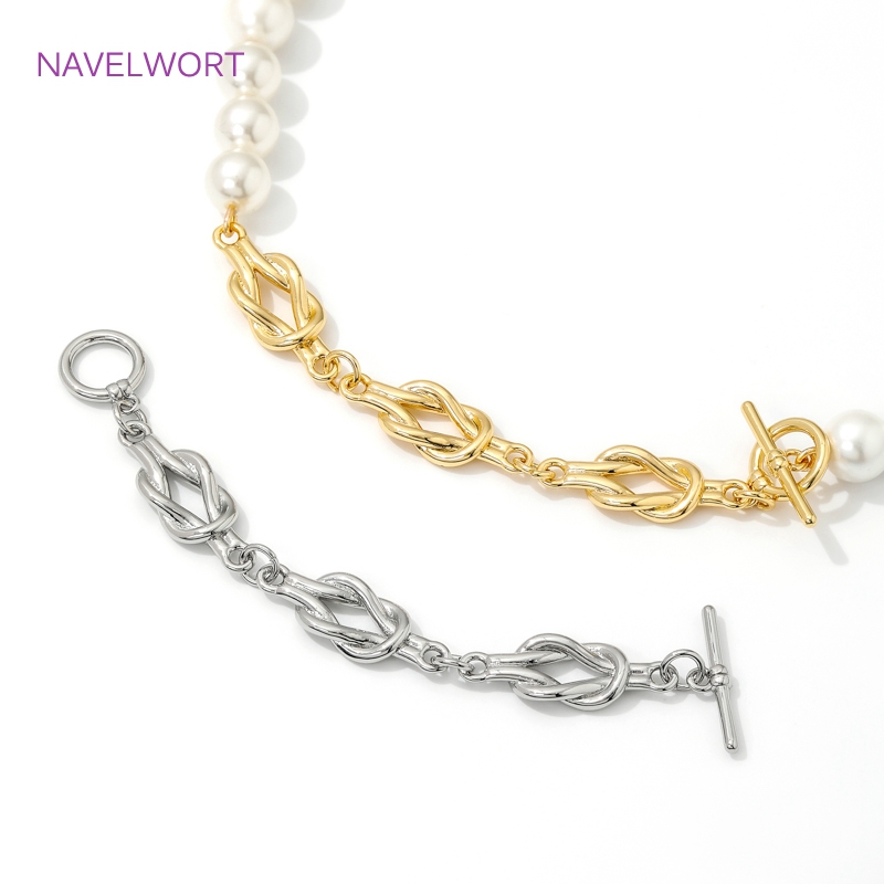 18K Gold Plated OT Clasps Togg - Toggle Clasp Gold recension och pris
