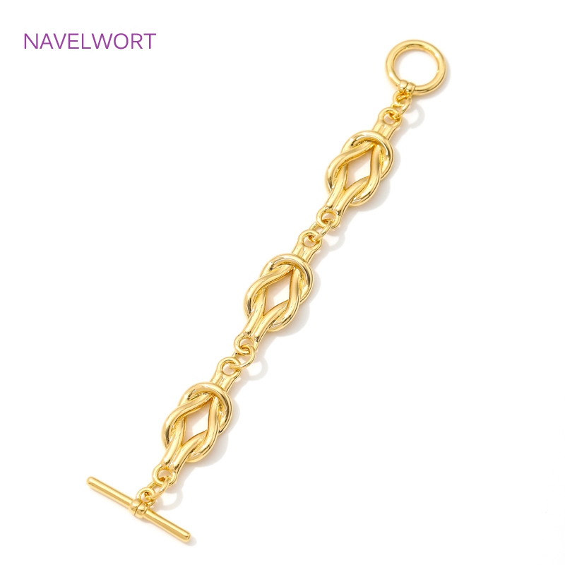 18K Gold Plated OT Clasps Togg - Toggle Clasp Gold recension och pris