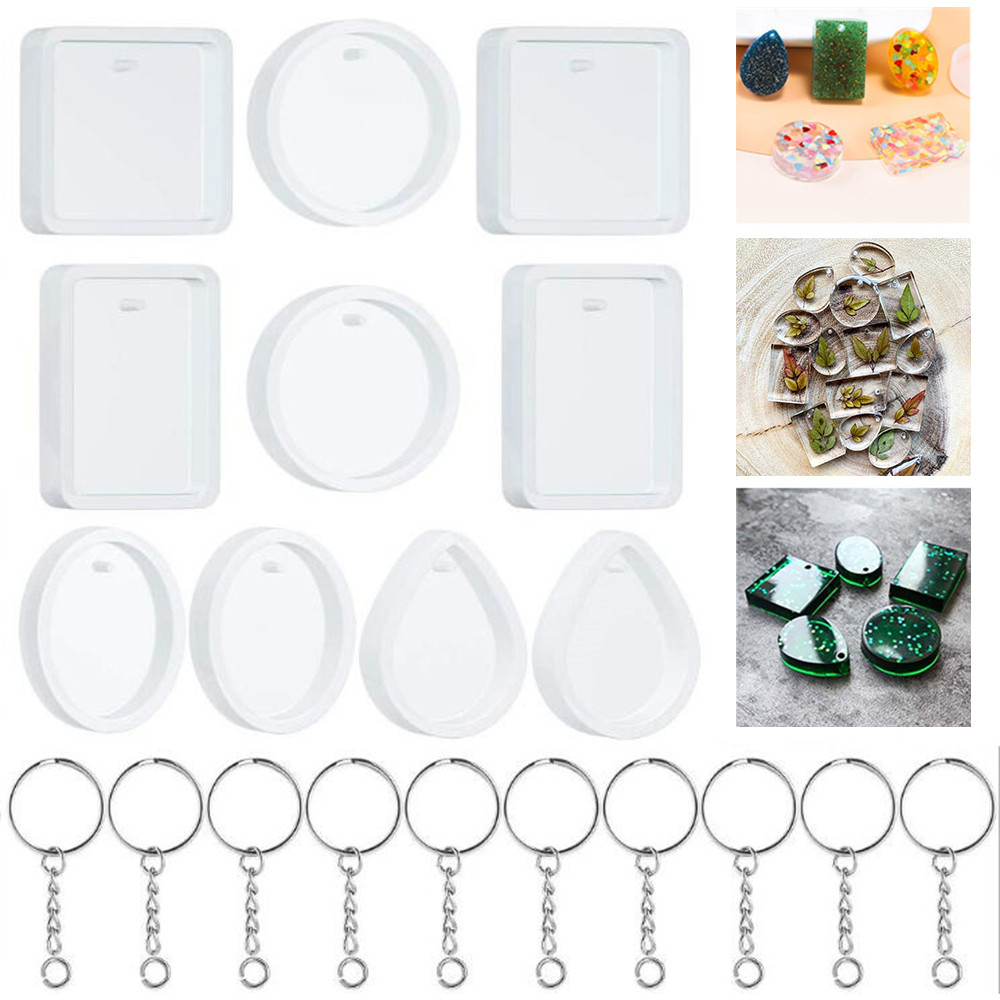 20Pcs/Set DIY Keychain Pendant - Jewelry Making Tool Kit recension och pris