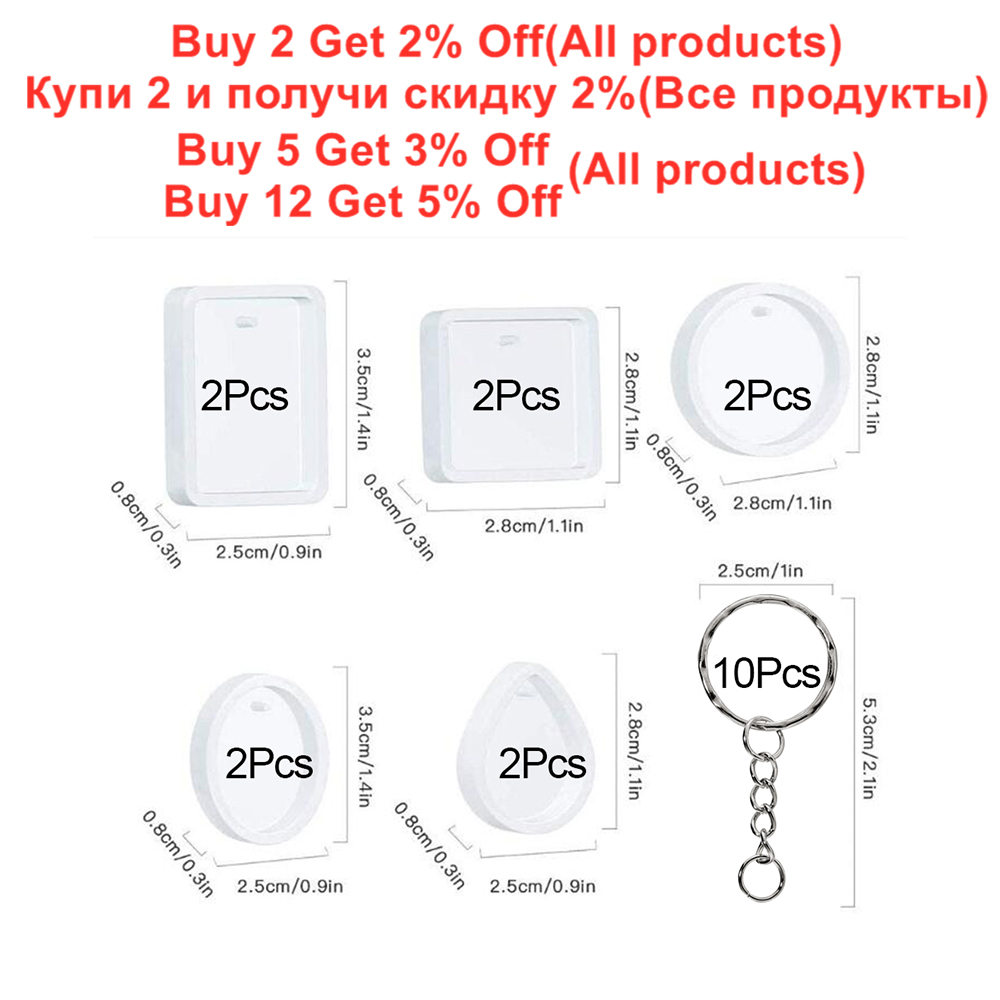 20Pcs/Set DIY Keychain Pendant - Jewelry Making Tool Kit recension och pris