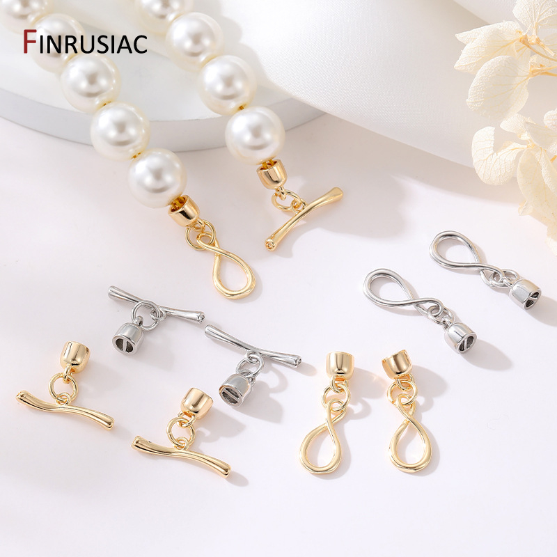 14K Gold Plated Infinity Symbo - Toggle Clasp Gold recension och pris