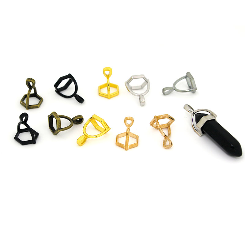 20Pcs Hexagonal Gemstone Cap N - Jewelry Making School recension och pris