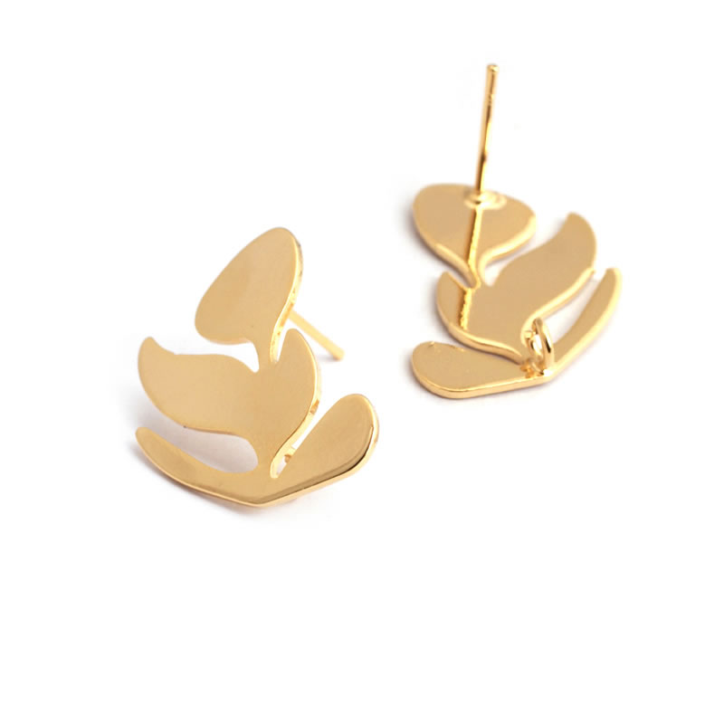 18K Gold Color Brass Lotus Lea - Jewelry Making Set recension och pris