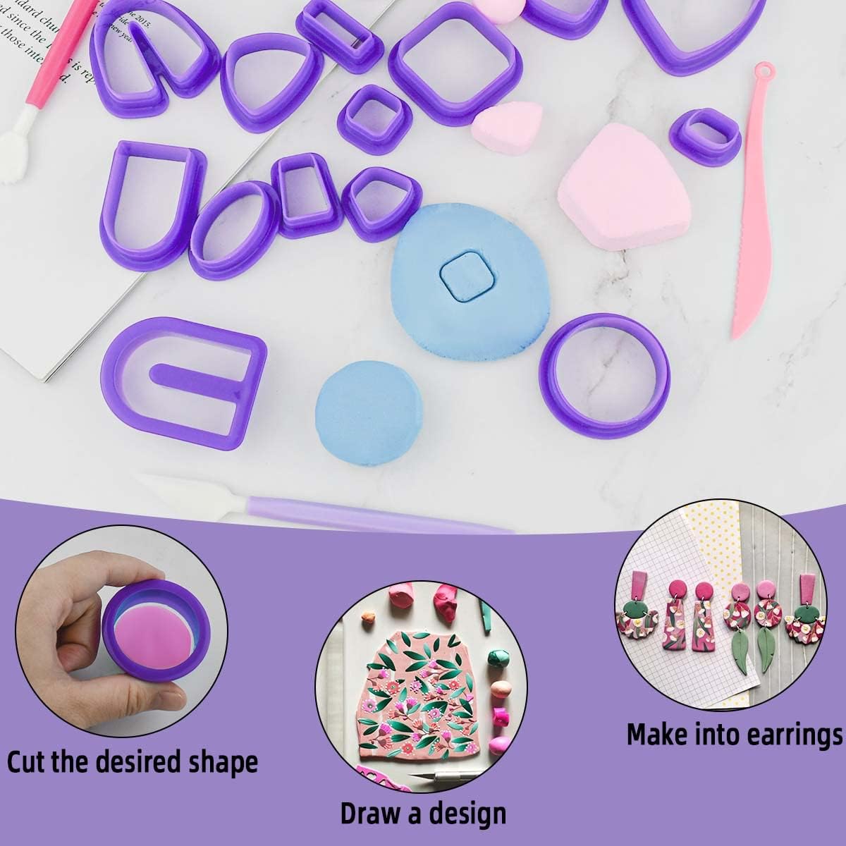 Polymer Clay Earring Making Ki - Jewelry Making Tool Kit recension och pris