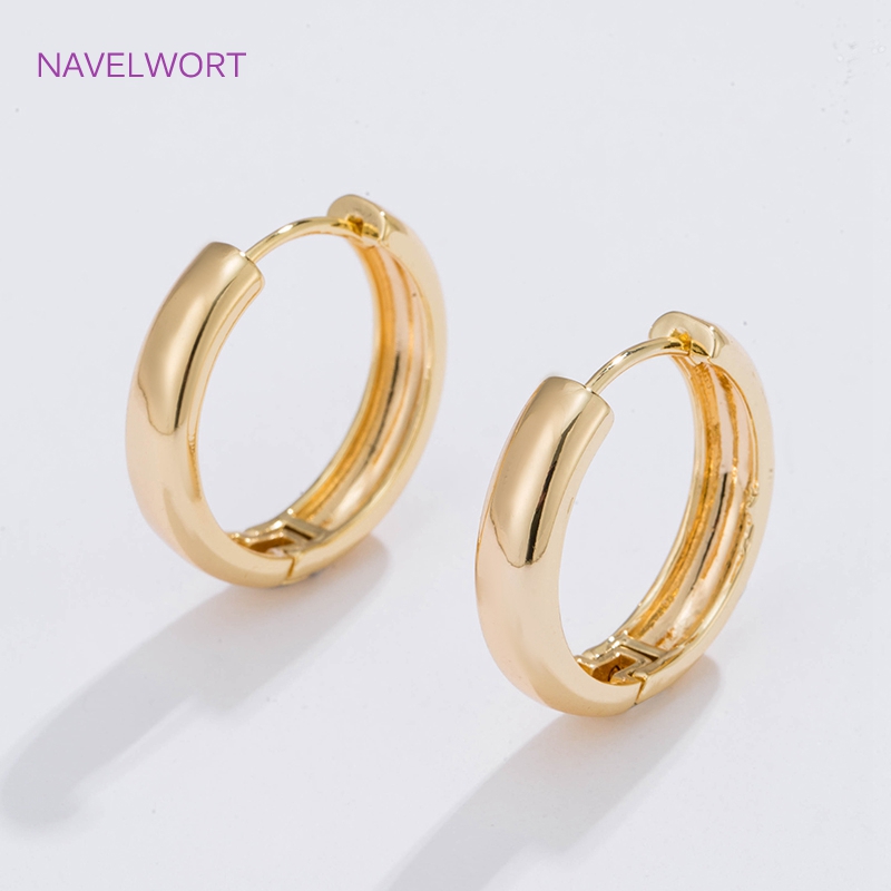 6 Sizes Gold Plated Circle Hoo - Jewelry Making Set recension och pris
