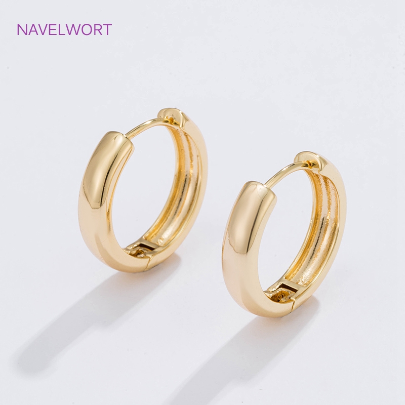 6 Sizes Gold Plated Circle Hoo - Jewelry Making Set recension och pris