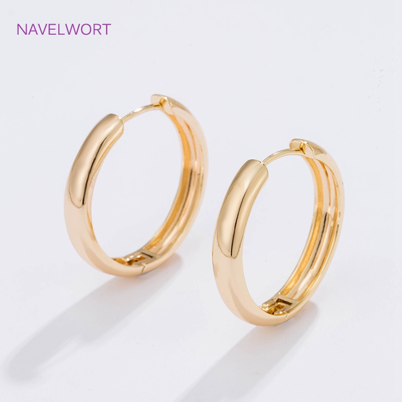 6 Sizes Gold Plated Circle Hoo - Jewelry Making Set recension och pris