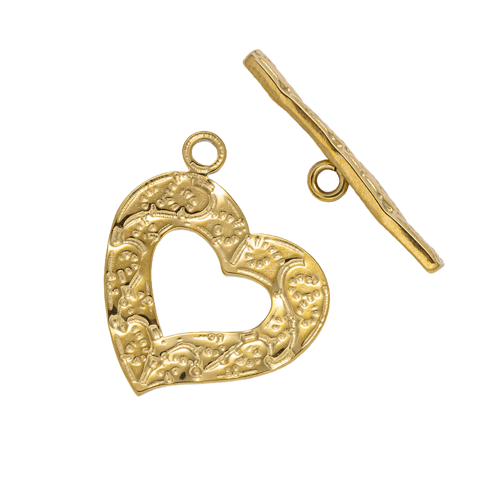 5 Sets Stainless Steel Toggle  - Toggle Clasp Gold recension och pris