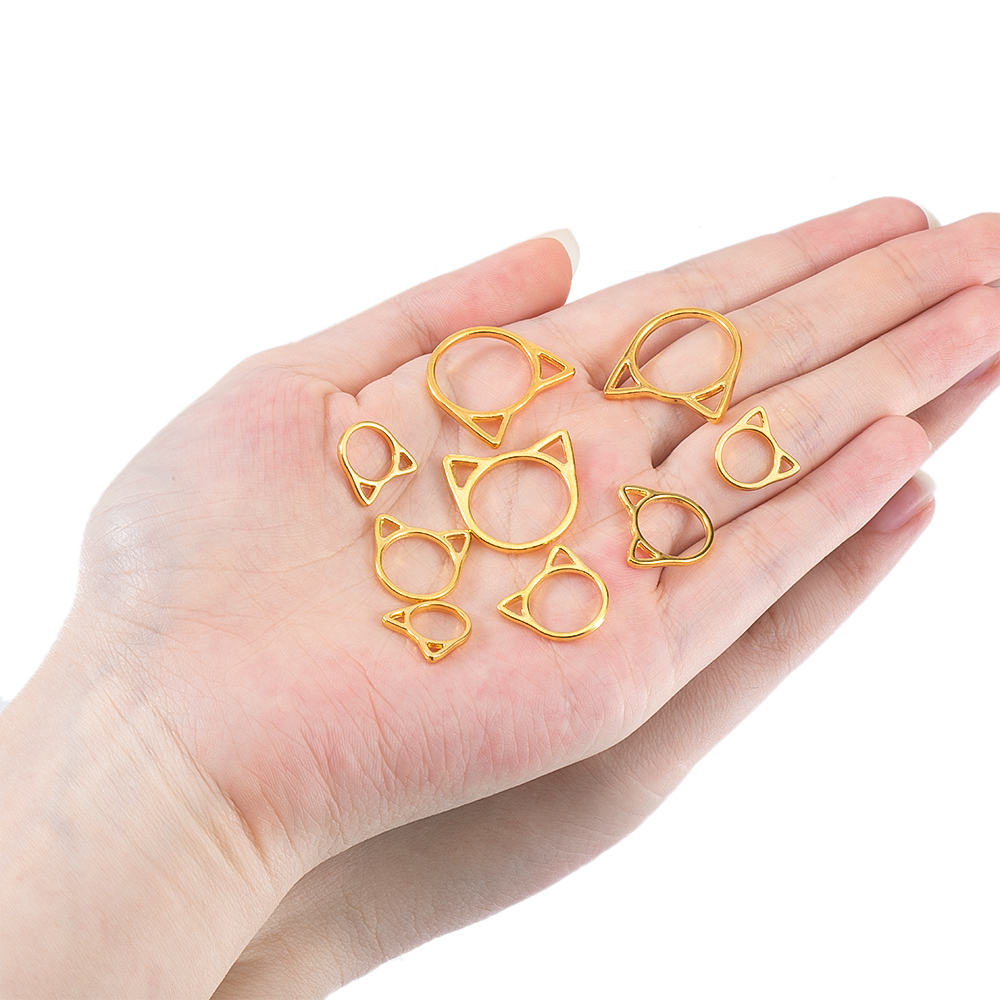20pcs Cat Head Shape Pendants  - Jewelry Making Jig recension och pris