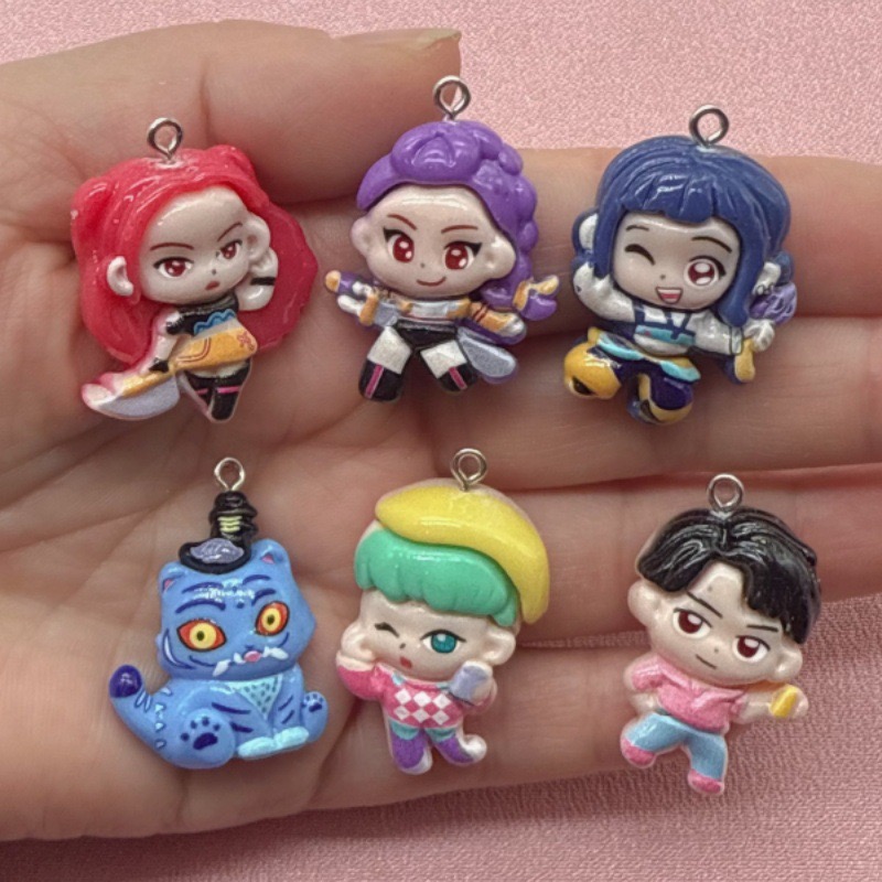 10pcs resin cartoon pendant, D - Jewelry Making Earrings recension och pris