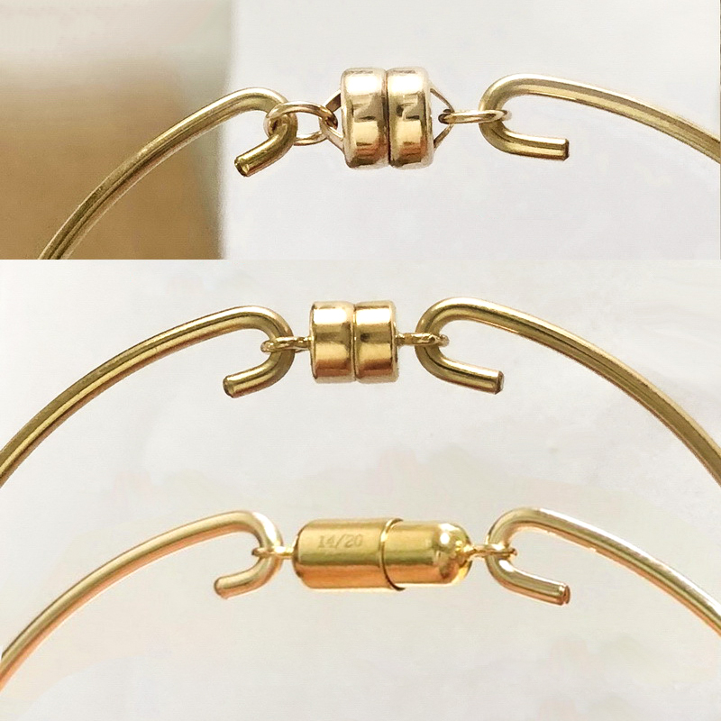 14K Gold Filled Magnetic Clasp - Jewelry Making Set recension och pris