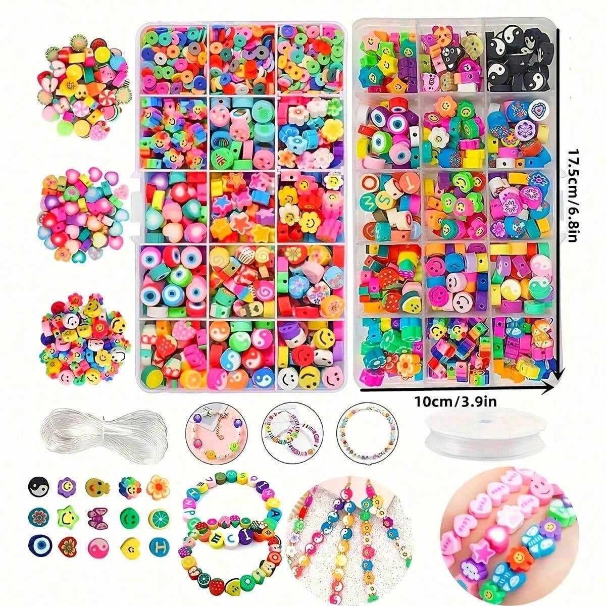 1450/1200/250pcs Polymer Clay  - Bead Organizer Tray recension och pris
