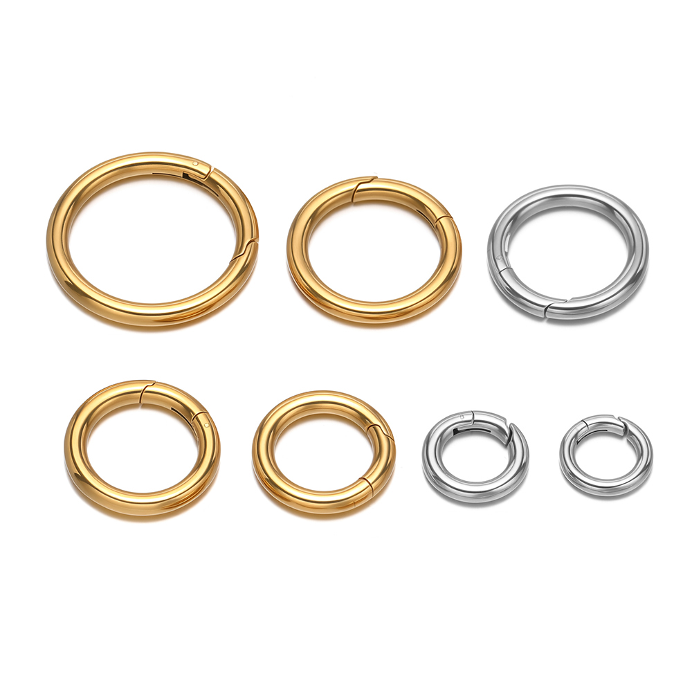 2Pcs/Lot Round Spring Clasps S - Jewelry Making School recension och pris