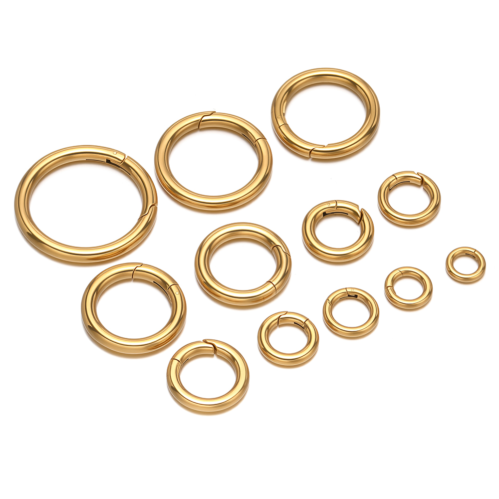 2Pcs/Lot Round Spring Clasps S - Jewelry Making School recension och pris