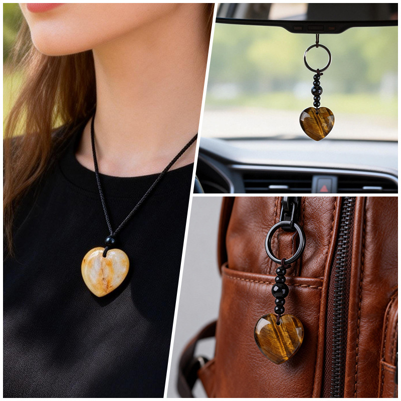 30mm Lover Heart Natural Stone - Jewelry Making Michaels recension och pris