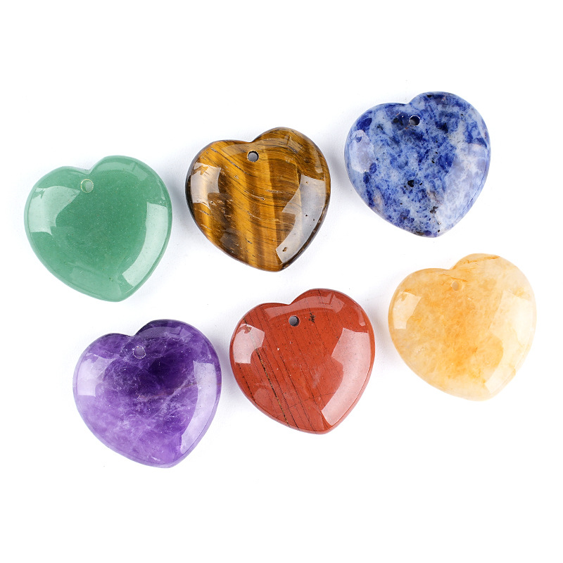30mm Lover Heart Natural Stone - Jewelry Making Michaels recension och pris