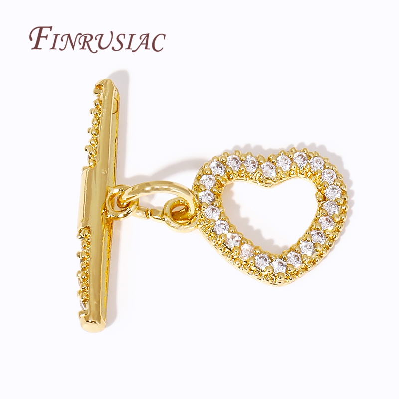 18K Gold Plated OT Toggle Clas - Toggle Clasp Gold recension och pris