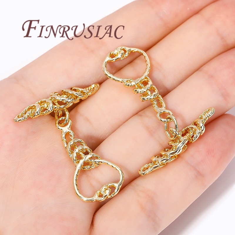 18K Gold Plated OT Toggle Clas - Toggle Clasp Gold recension och pris