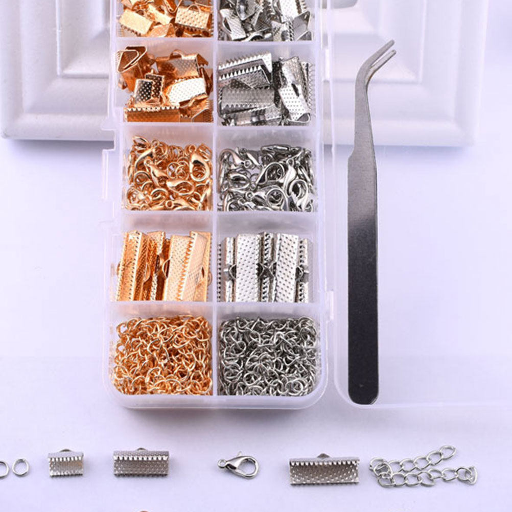 371pcs Golden Necklace Buckle  - Jewelry Making Tool Kit recension och pris