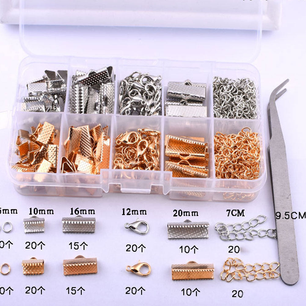 371pcs Golden Necklace Buckle  - Jewelry Making Tool Kit recension och pris