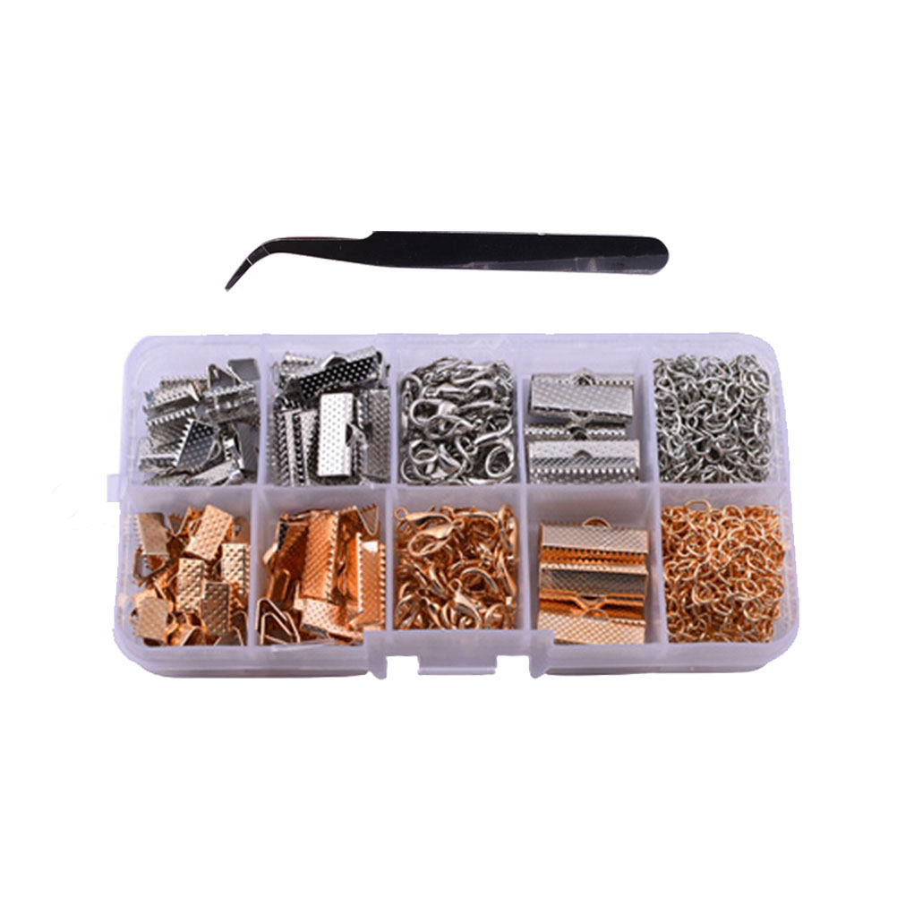 371pcs Golden Necklace Buckle  - Jewelry Making Tool Kit recension och pris