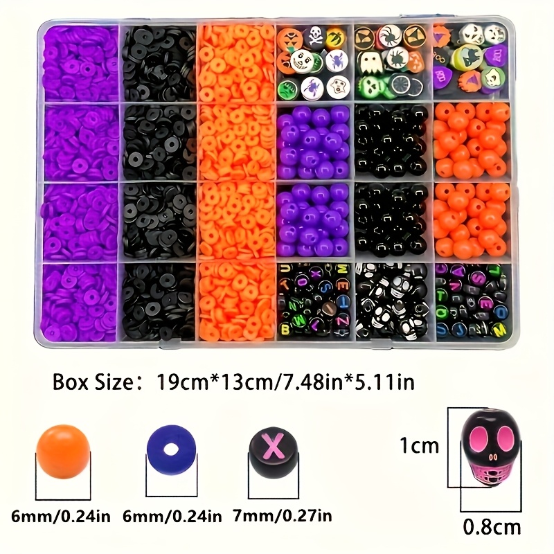 2700pcs， Halloween colored rou - Bead Organizer Tray recension och pris