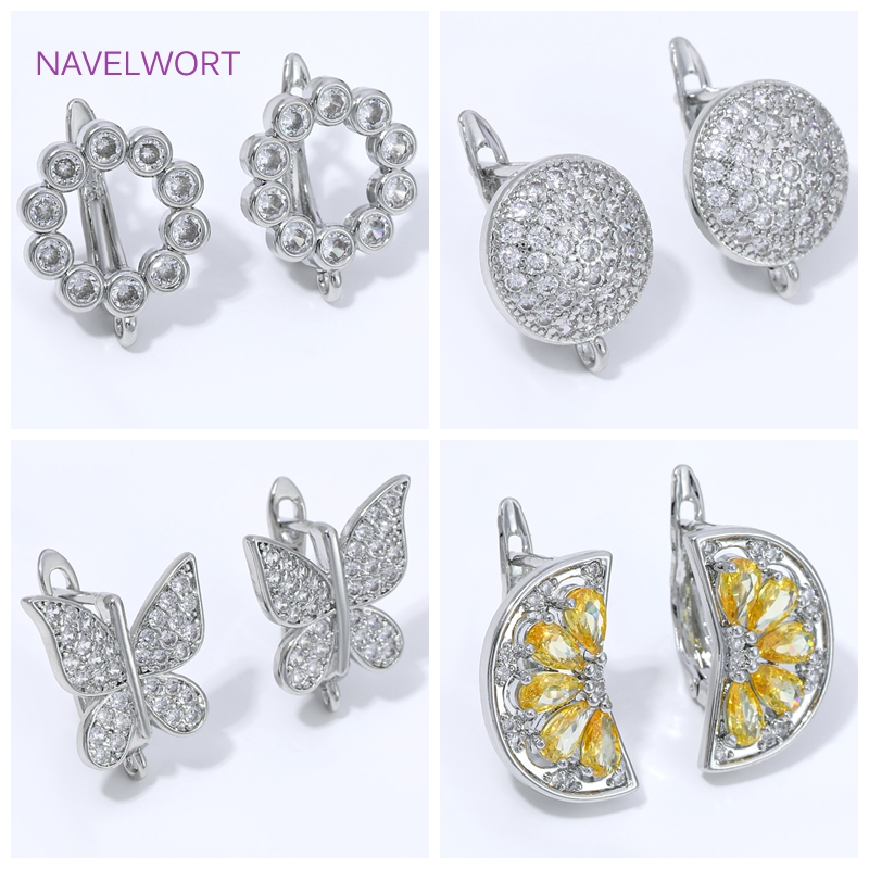 18K Gold Plated Fan Shape Flow - Jewelry Making Set recension och pris