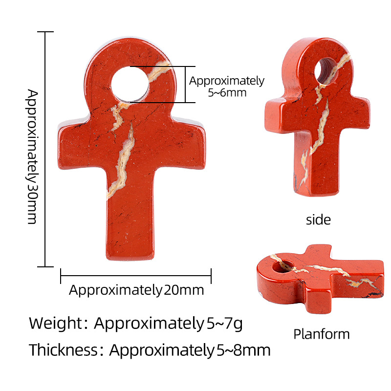 Rose Quartz Ankh Cross Pendant - Jewelry Making Michaels recension och pris