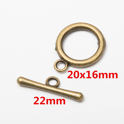 10set Alloy Metal OT Toggle Cl - Toggle Clasp Gold recension och pris