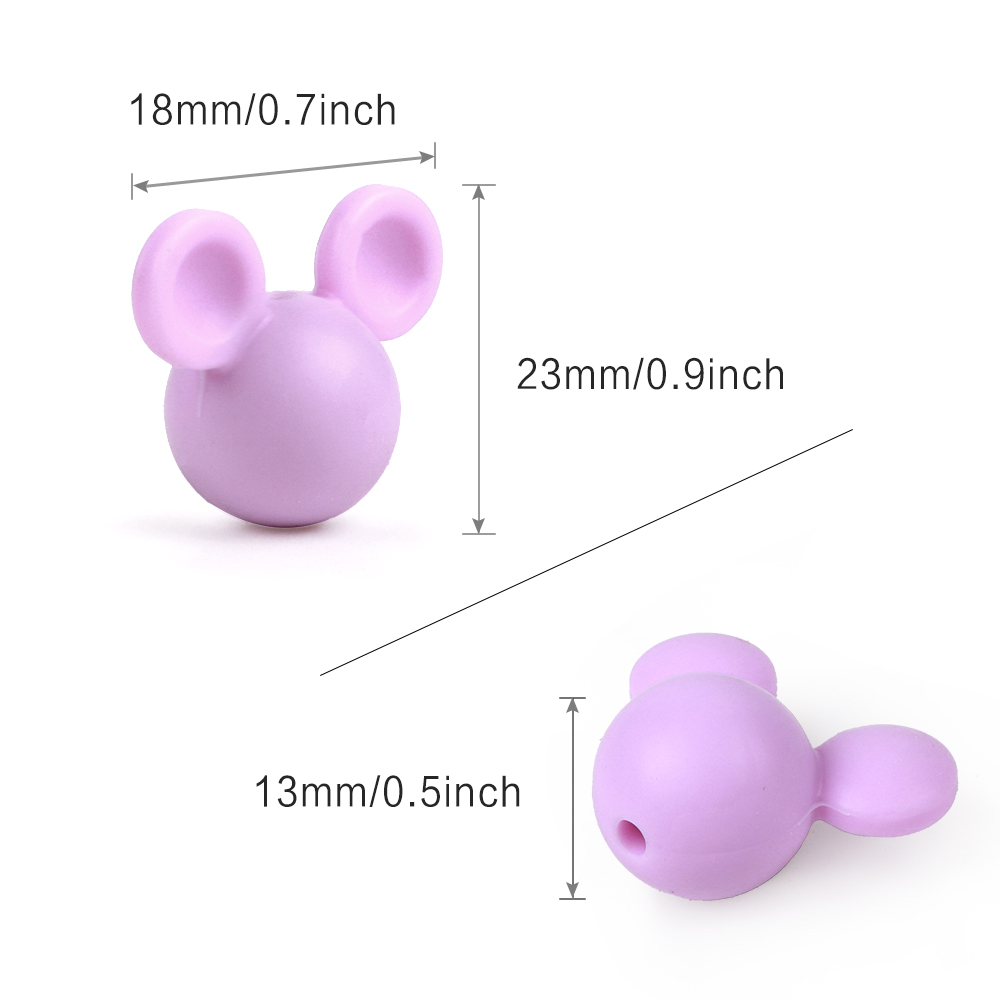 10pcs Silicone Beads Mouse Hea - Jewelry Making Jig recension och pris