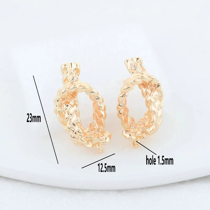 12.5*23MM 14K Gold Color Plate - Jewelry Making Set recension och pris