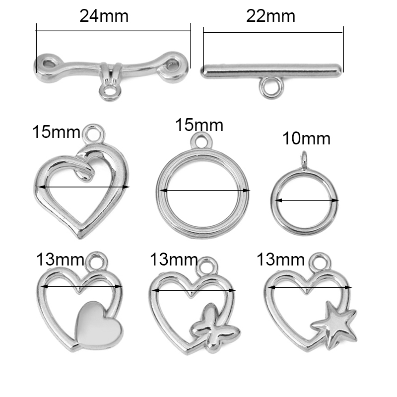 5sets PVD Never Fade Stainless - Jewelry Making School recension och pris