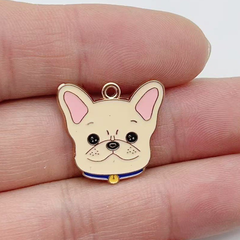 12pcs cartoon pet spotted dog  - Jewelry Making Earrings recension och pris