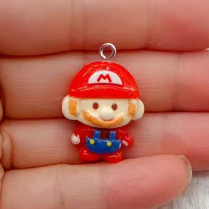 10pcs resin cartoon pendant, D - Jewelry Making Earrings recension och pris