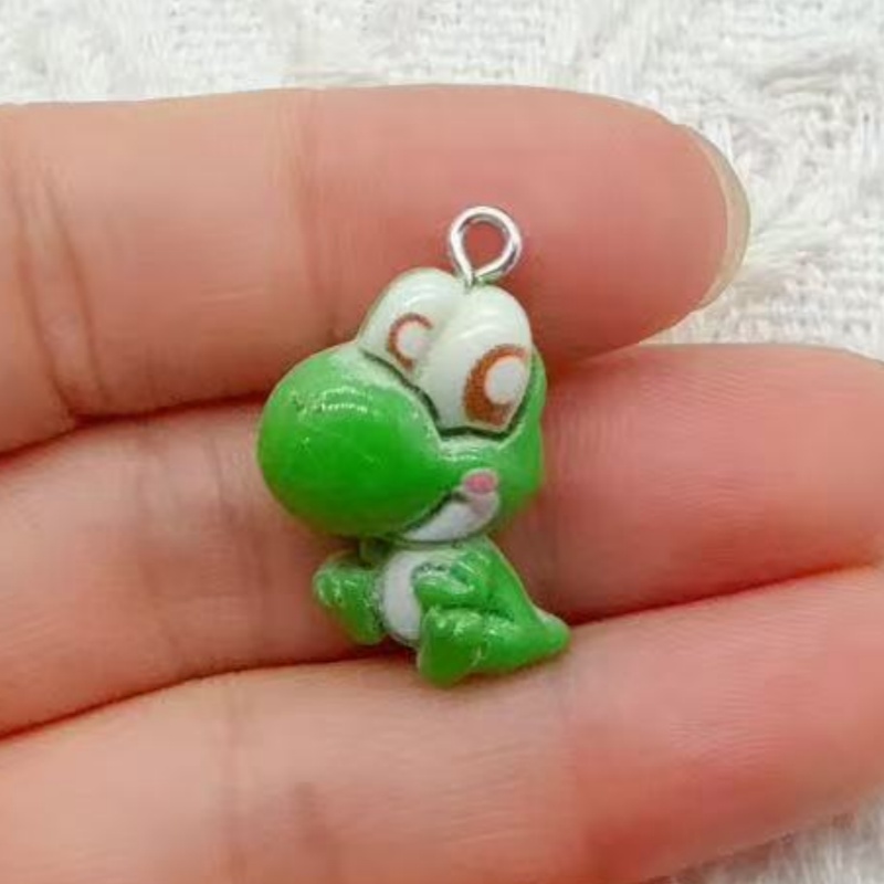 10pcs resin cartoon pendant, D - Jewelry Making Earrings recension och pris